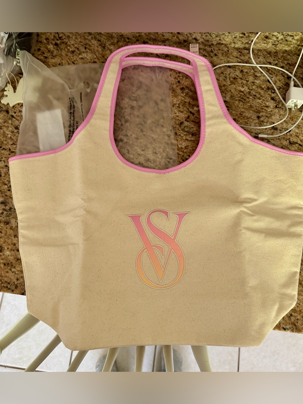 Victoria's Secret Canvas Tote